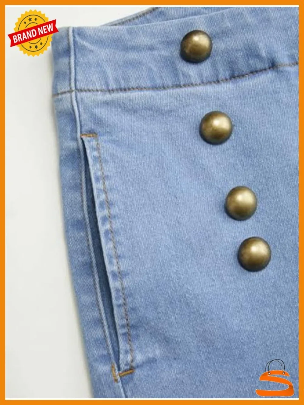 Wide Leg Straight Leg High Waist Trendy Fashion Denim Slim Basic Dressy Casual